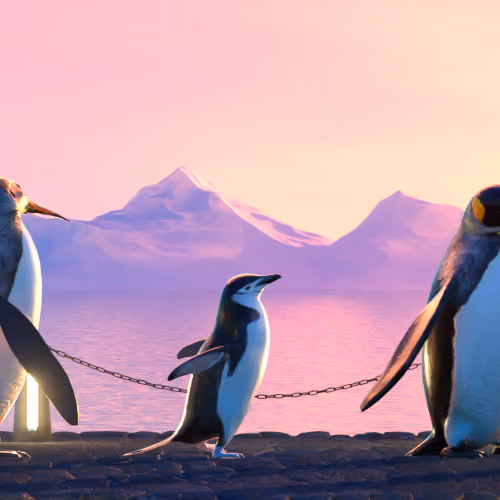 Five Penguins #1262