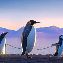 Five Penguins #2763