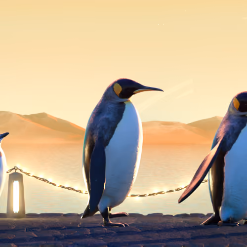 Five Penguins #2393