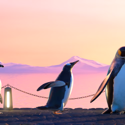 Five Penguins #1284