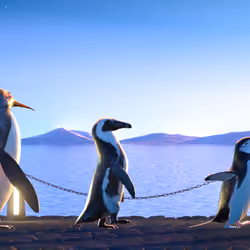 Five Penguins #700