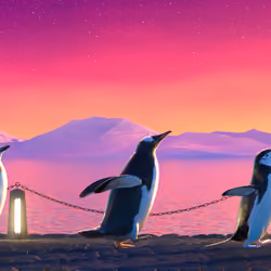 Five Penguins #804