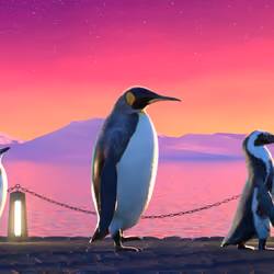 Five Penguins #598