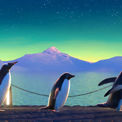 Five Penguins #2374