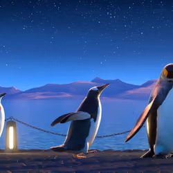 Five Penguins #553