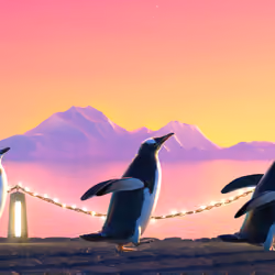 Five Penguins #1801