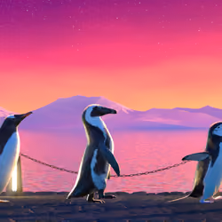 Five Penguins #1416
