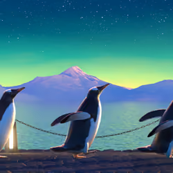 Five Penguins #1383