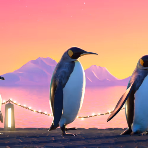 Five Penguins #500