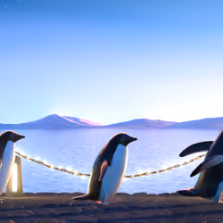 Five Penguins #418