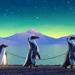 Five Penguins #572