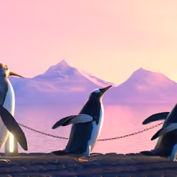 Five Penguins #2150