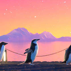 Five Penguins #2158