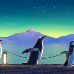 Five Penguins #2525
