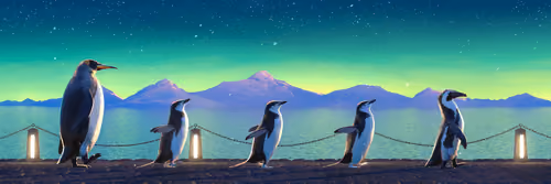 Five Penguins #1174