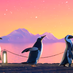 Five Penguins #2531