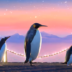 Five Penguins #542
