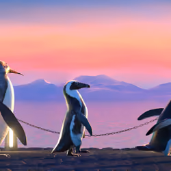 Five Penguins #1296
