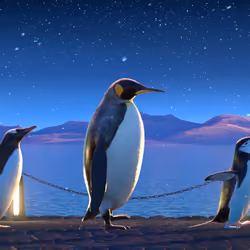 Five Penguins #2659