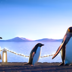 Five Penguins #2431
