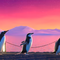 Five Penguins #1485