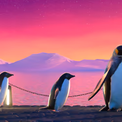 Five Penguins #1075