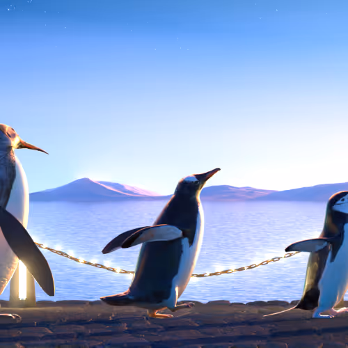 Five Penguins #2839