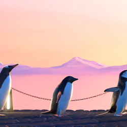 Five Penguins #2605