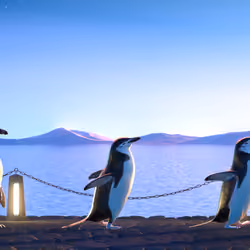 Five Penguins #2151