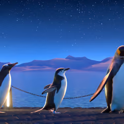 Five Penguins #1264