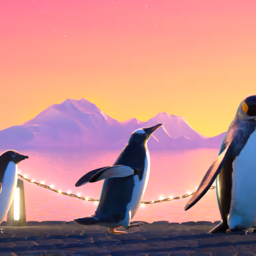 Five Penguins #1098