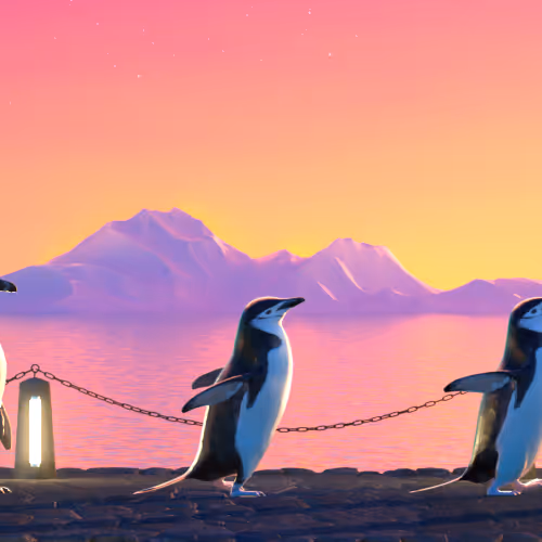 Five Penguins #1275