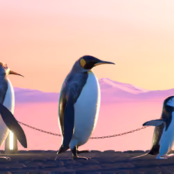 Five Penguins #1472