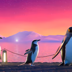 Five Penguins #1487