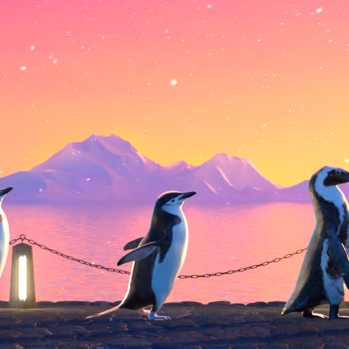 Five Penguins #2273