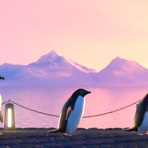 Five Penguins #2756