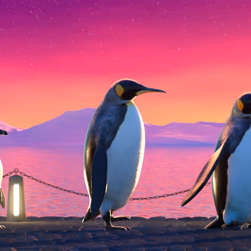 Five Penguins #293