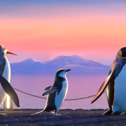 Five Penguins #2114