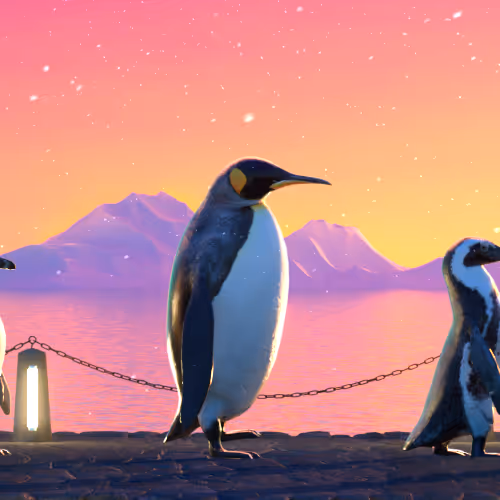 Five Penguins #2327