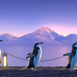 Five Penguins #2940