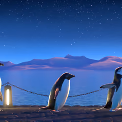 Five Penguins #2737
