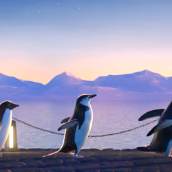 Five Penguins #2132