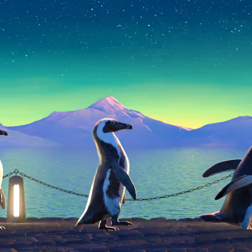 Five Penguins #3092