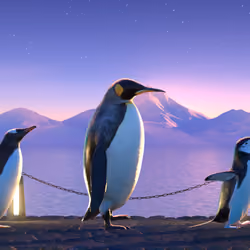 Five Penguins #754