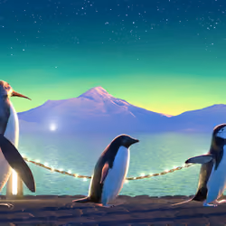 Five Penguins #1805