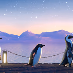 Five Penguins #556