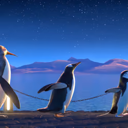 Five Penguins #1607