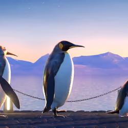 Five Penguins #699