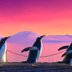 Five Penguins #2871