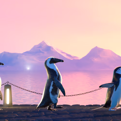 Five Penguins #1205